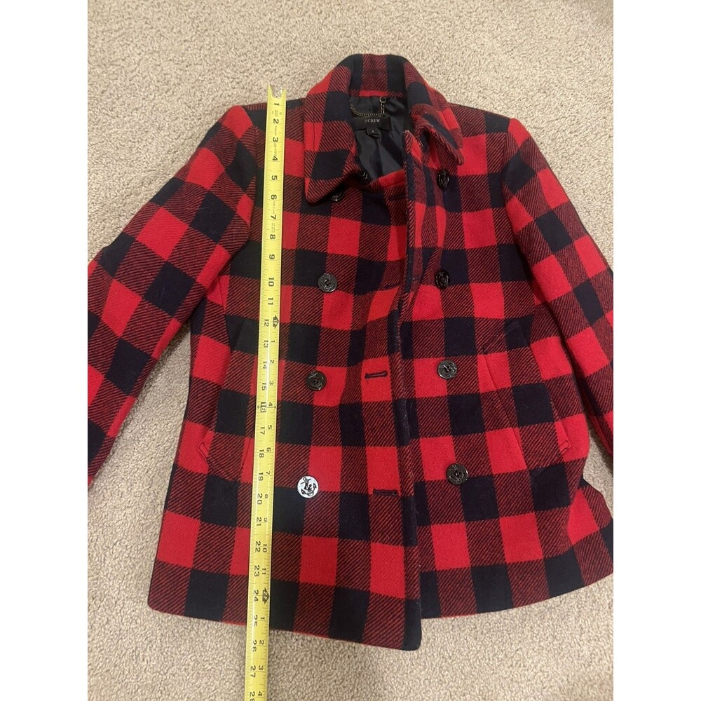 J. Crew Buffalo Plaid Wool Jacket - Picture 7 of 9